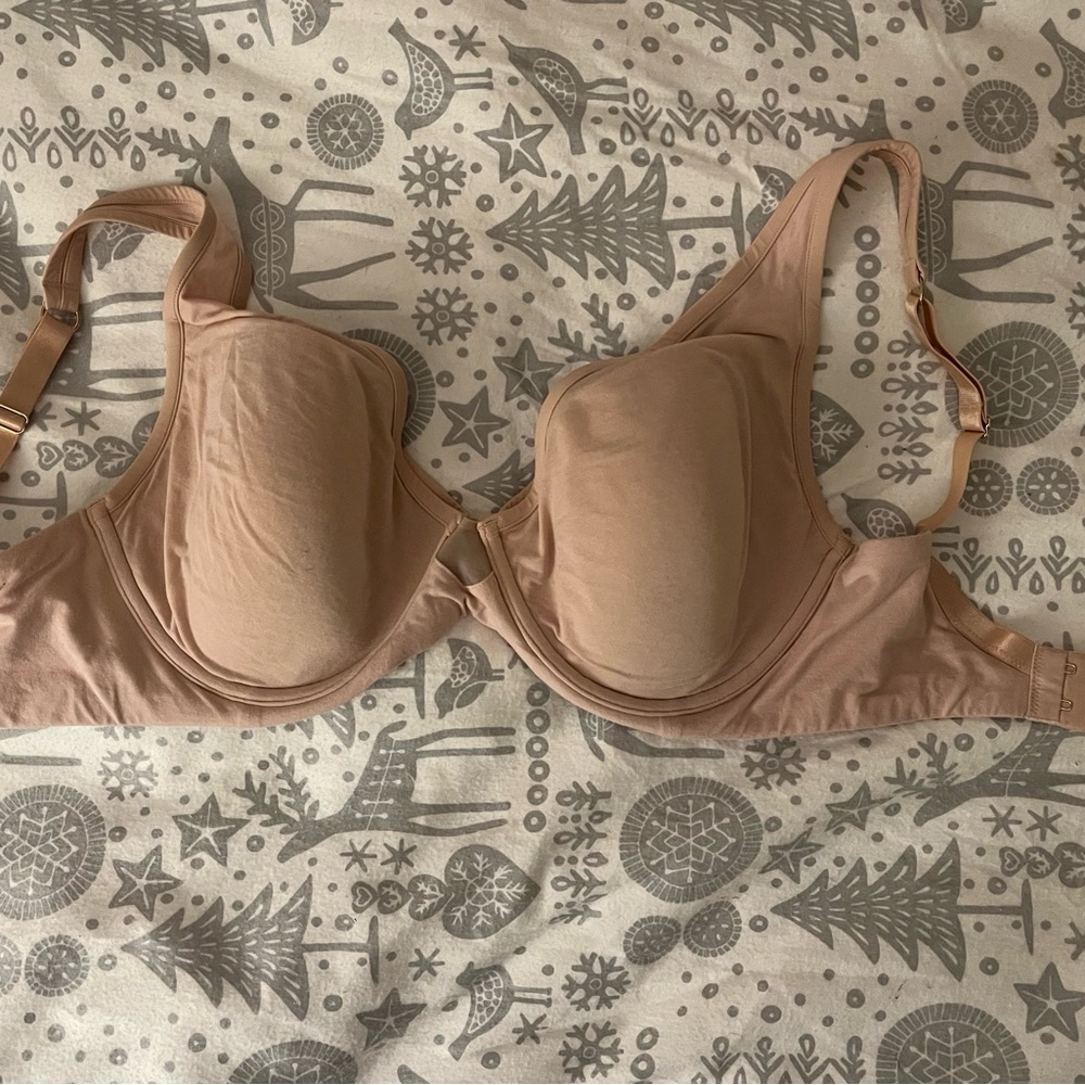 ThirdLove Tan Full-Coverage Bra with Seamless Support